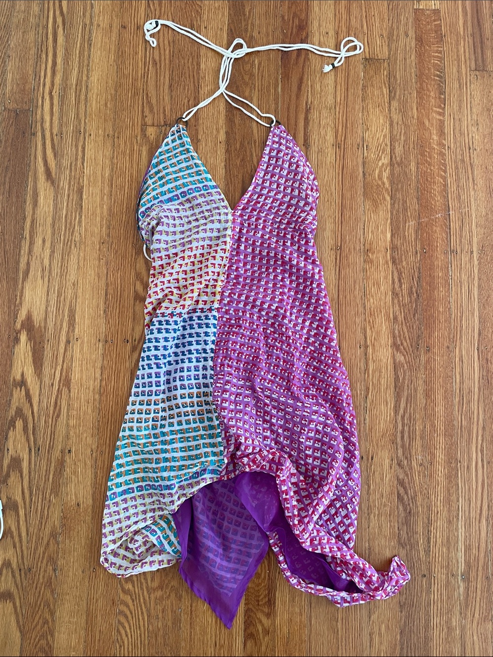 VINTAGE O’Neill cover up/ dress low back halter
